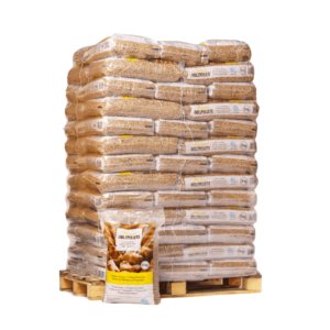 Premium Holzpellets ENplus A1 6 mm – Palette 65 Säcke x 15 kg (975 kg) Kiefer