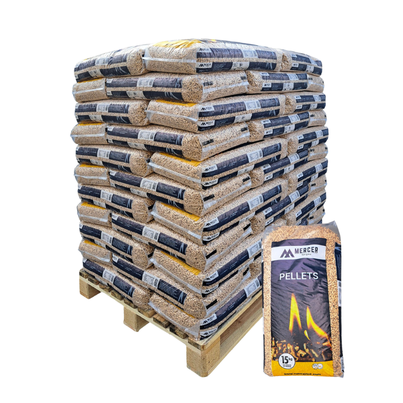 Nadelholzpellets ENplus A1 6 mm – Palette 66 Säcke x 15 kg